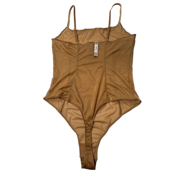SKIMS Glissenette Scoop Bodysuit Chai Womens XL - Picture 3 of 12